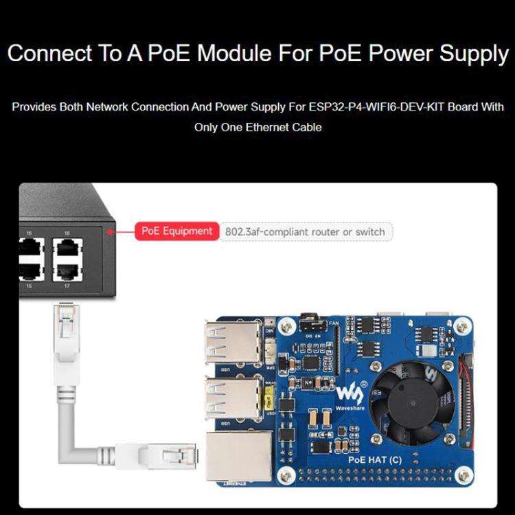WAVESHARE ESP32-P4-WIFI6-DEV-KIT High-Performance Development Board Supports Wi-Fi 6 And Bluetoot...