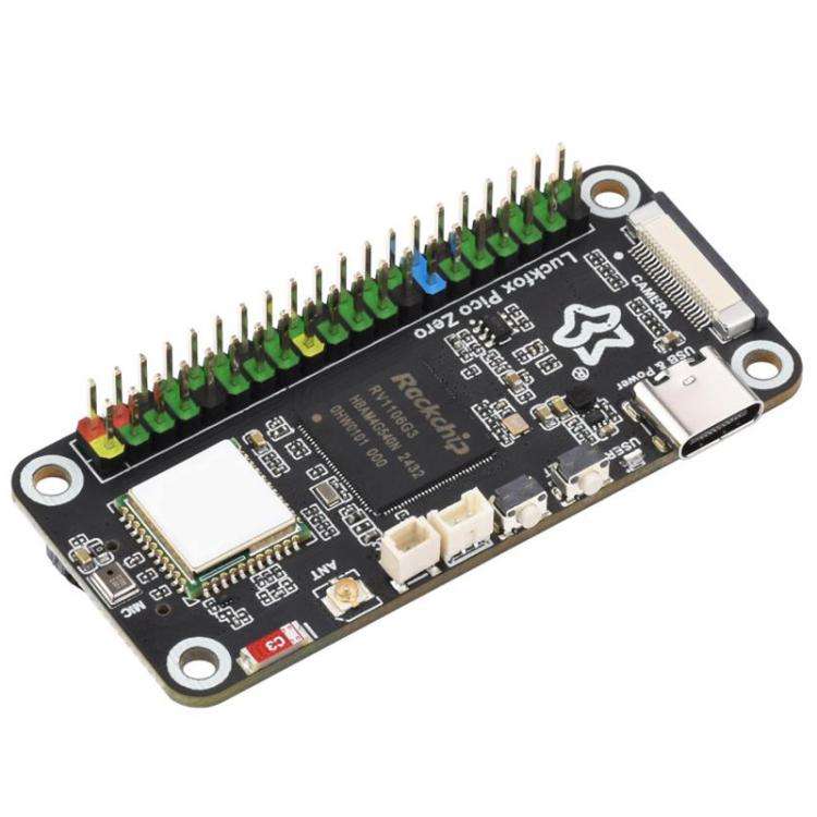 Luckfox Pico Zero Linux Micro Development Board 1 TOPS Computing Power 8GB EMMC, With Wireless Mo...