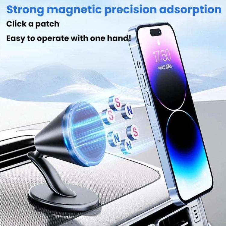 Car Dashboard Magnetic Navigation Folding Rotating Phone Holder(D63)