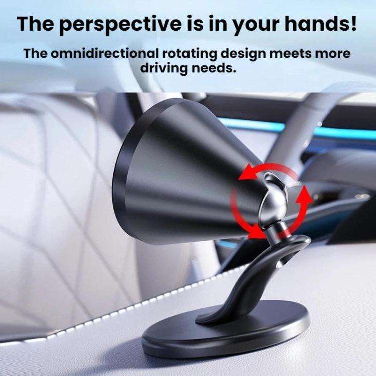 Car Dashboard Magnetic Navigation Folding Rotating Phone Holder(D63)