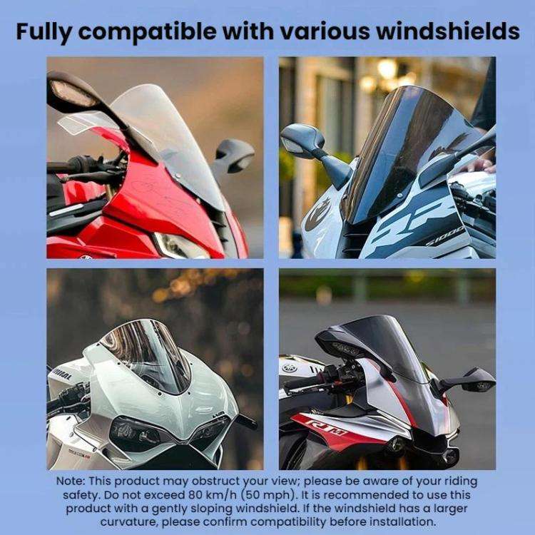 Flymile Camera Motorcycle Windshield Bracket Mounting Clip(FLY058)