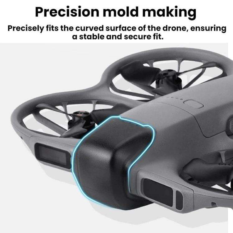 For DJI Neo 2 Flymile Drone Dustproof Lens Cap(Translucent Black)