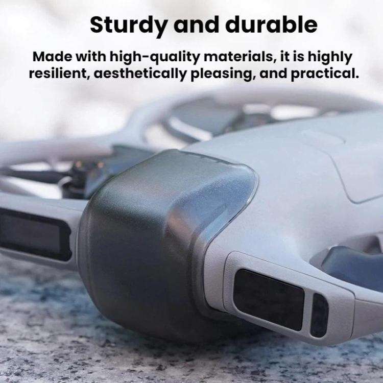 For DJI Neo 2 Flymile Drone Dustproof Lens Cap(Translucent Black)