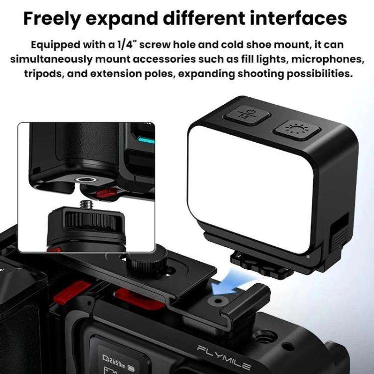 For Insta360 Ace Pro / 2 Flymile Camera Cage Expansion Accessories, Specification: Set Plastic Ve...
