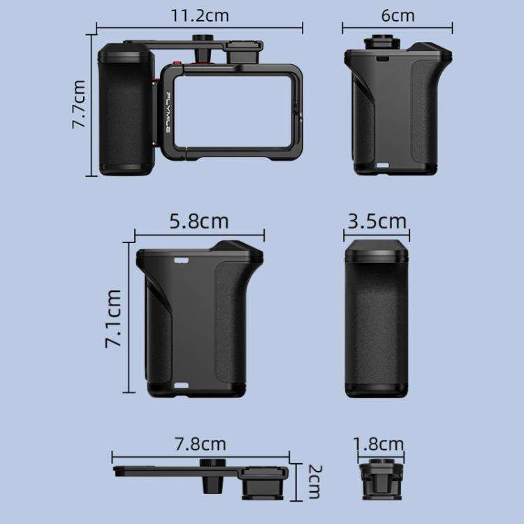 For DJI Osmo Action 4 / 3 / 5 Pro Flymile Adapter Extended Rabbit Cage Accessory, Specification: ...