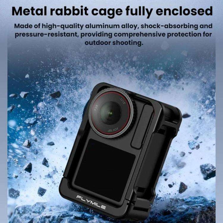 For DJI Osmo Action 4 / 3 / 5 Pro Flymile Adapter Extended Rabbit Cage Accessory, Specification: ...
