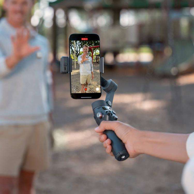 Original Osmo Mobile 8 Vlog Combo With Mic Mini Transmitter(Black)