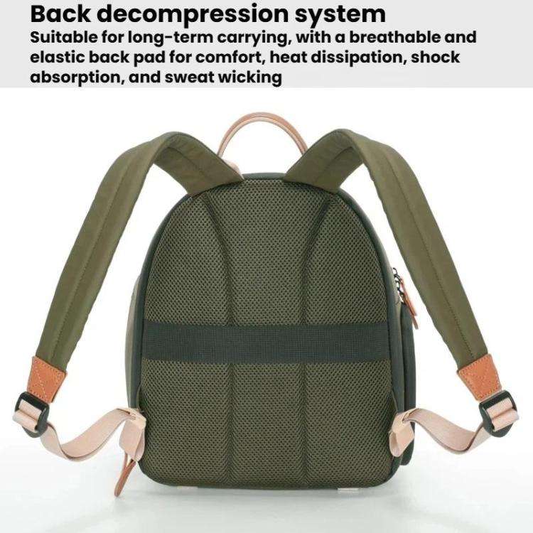 Cwatcun D249 Casual Shoulder Camera Bag Decompressorized Quick Access DSLR Storage Bag, Color: Me...