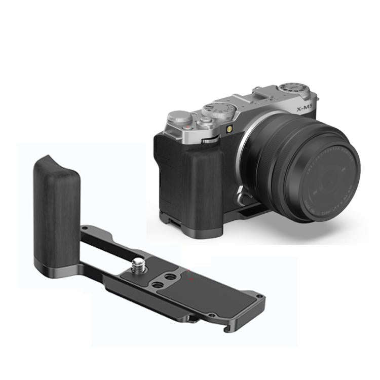For Fujifilm X-M5 Ebony L-Plate Camera Expansion Accessories Arca-Swiss Quick Release Metal Base