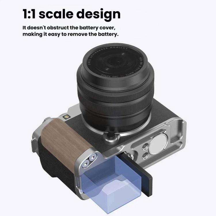 For Fujifilm X-M5 Ebony L-Plate Camera Expansion Accessories Arca-Swiss Quick Release Metal Base