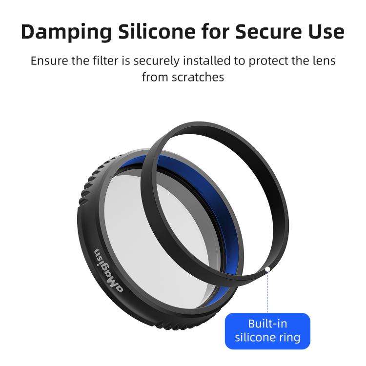 For DJI Osmo Nano aMagisn Quick-Change Snap-On Filter ND8+ND16+ND32+ND64