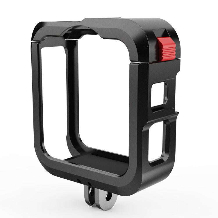 For GoPro MAX2 Aluminum Alloy Cage Kit Protective Frame With Dual Cold Shoe Mounts, Spec: Kit A