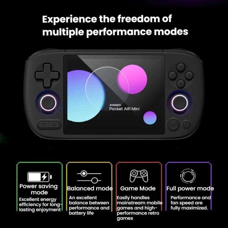 AYANEO Pocket AIR Mini 4.2 Inch 60Hz LCD Screen Android 11 Handheld Game Console Hall Effect Joys...