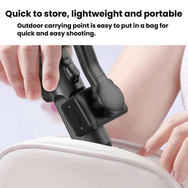 Selfieshow M02 Anti-Shake Handheld Gimbal With Face Tracking 3-Axis Tracking Stabilizer, Spec: Pr...
