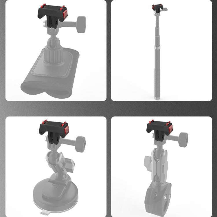 Magnetic Quick-Release Adapter Base for Insta360 X5, Ace Pro 2, Ace Pro(Black)