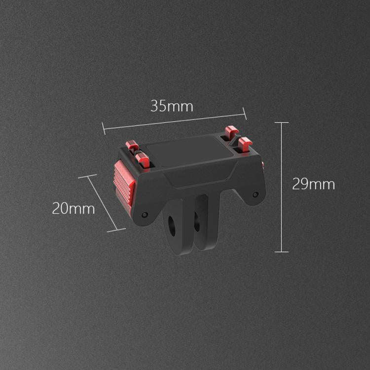 Magnetic Quick-Release Adapter Base for Insta360 X5, Ace Pro 2, Ace Pro(Black)