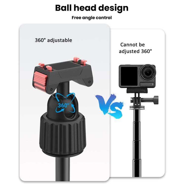 Magnetic Quick-Release Selfie Stick Tripod for Insta360 X5 / Ace Pro 2 / Ace Pro with 360-Degree ...