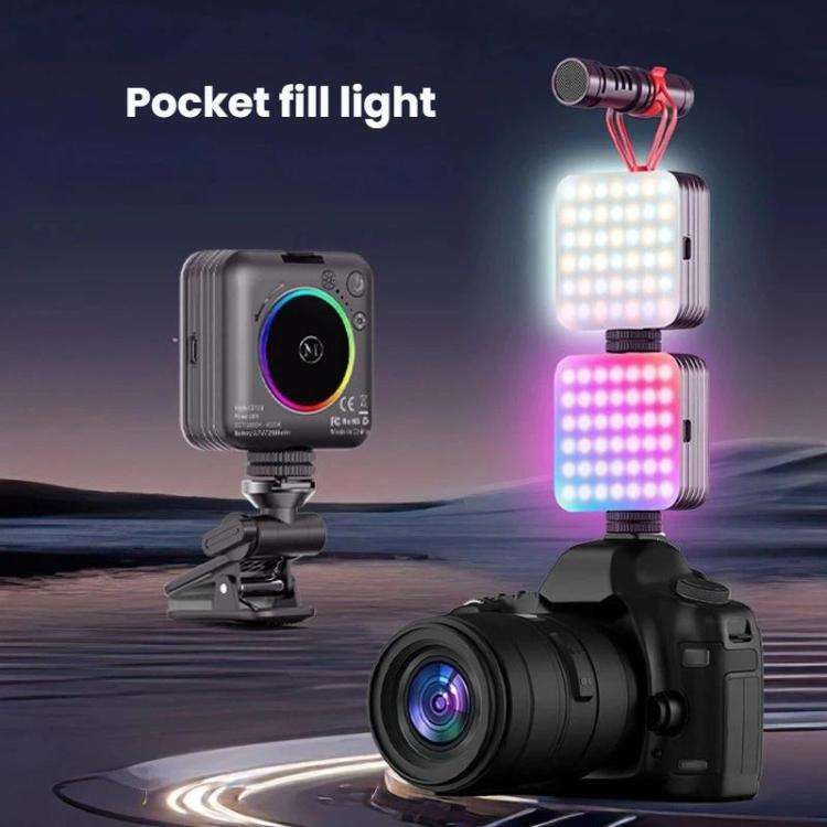 D12s Portable LED Fill Light Handheld Pocket Light For Smartphone Photography & Live Streaming