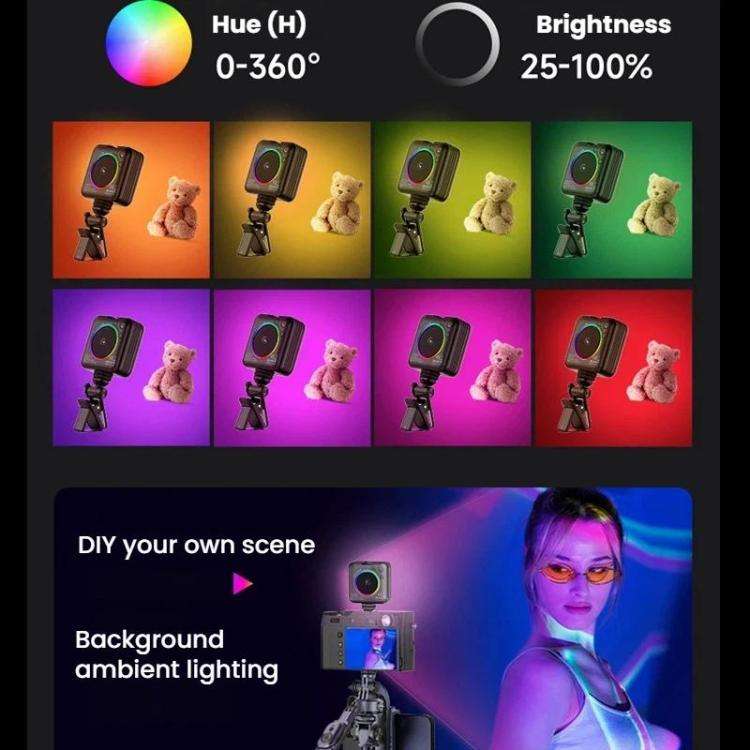 D10s Portable LED Fill Light Handheld Pocket Light For Smartphone Photography & Live Streaming
