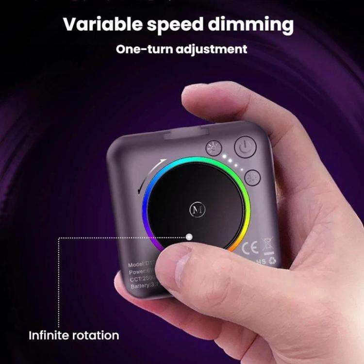 D10s Portable LED Fill Light Handheld Pocket Light For Smartphone Photography & Live Streaming