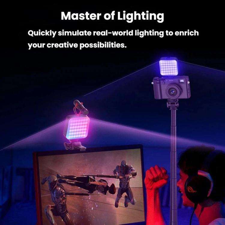 D10 Portable LED Fill Light Handheld Pocket Light For Smartphone Photography & Live Streaming