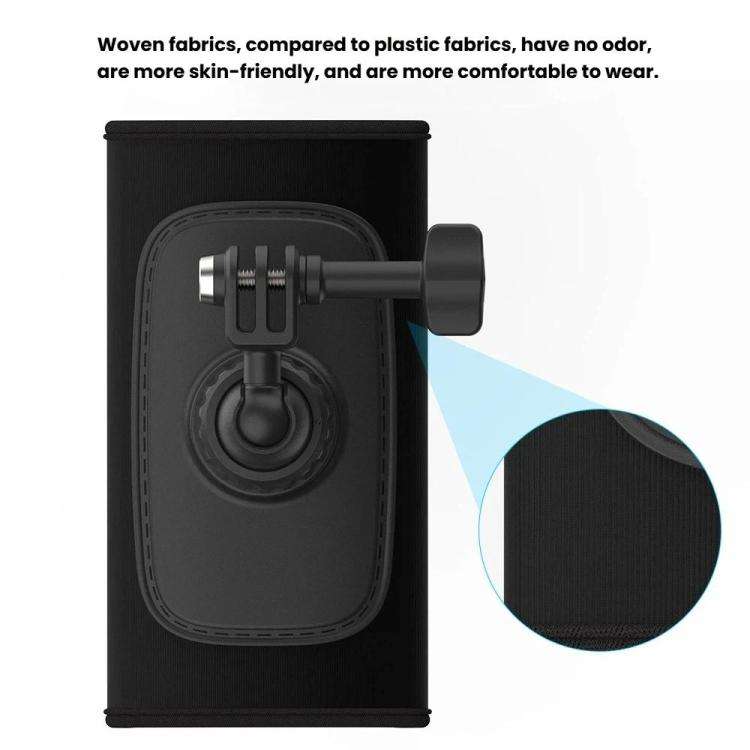 Universal Shoulder Strap Mount For Action Cameras With 360-Degree Rotating Ball Head Hands-Free P...