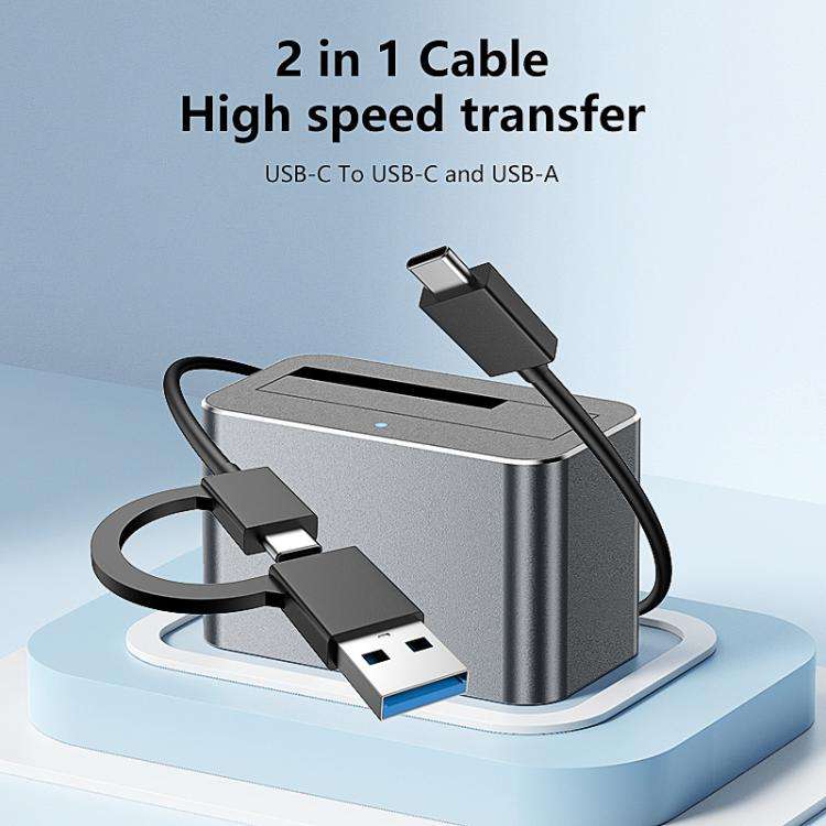 Blueendless HD01S SAS/SATA Universal Hard Drive Dock 2.5/3.5 Inch 20TB Computer Desktop Type-C Ha...