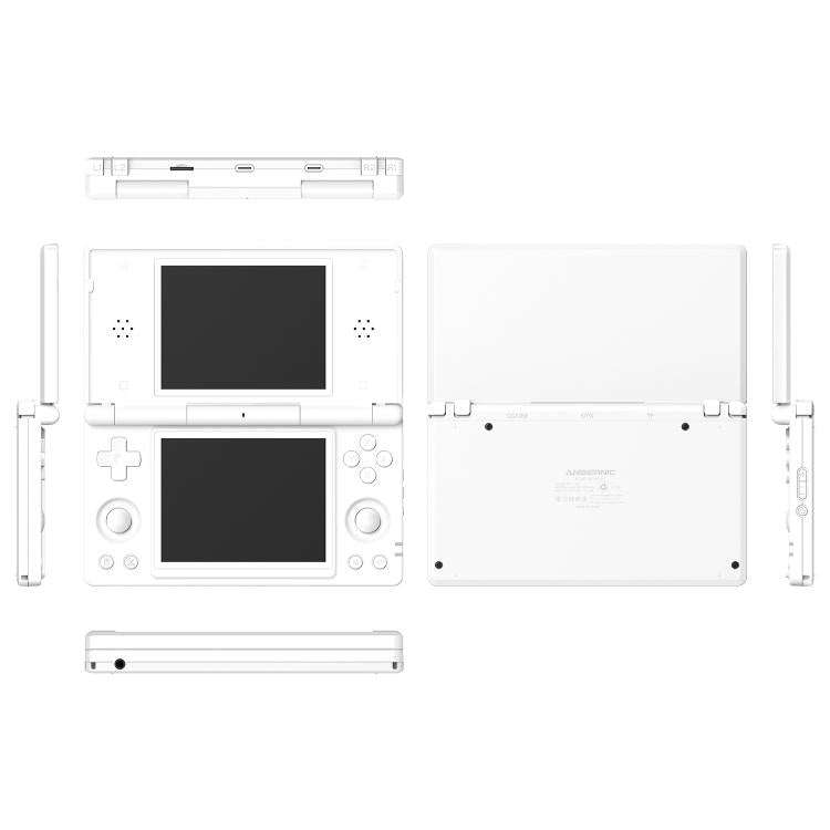 ANBERNIC RG DS Flip Dual-Screen Handheld Game Console 4-Inch IPS Touchscreen AI Gaming Device 3+3...