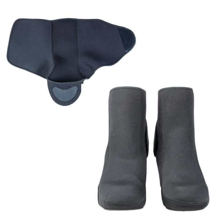 Winter Riding Rain And Cold Protection Warm Ankle Covers(Black)