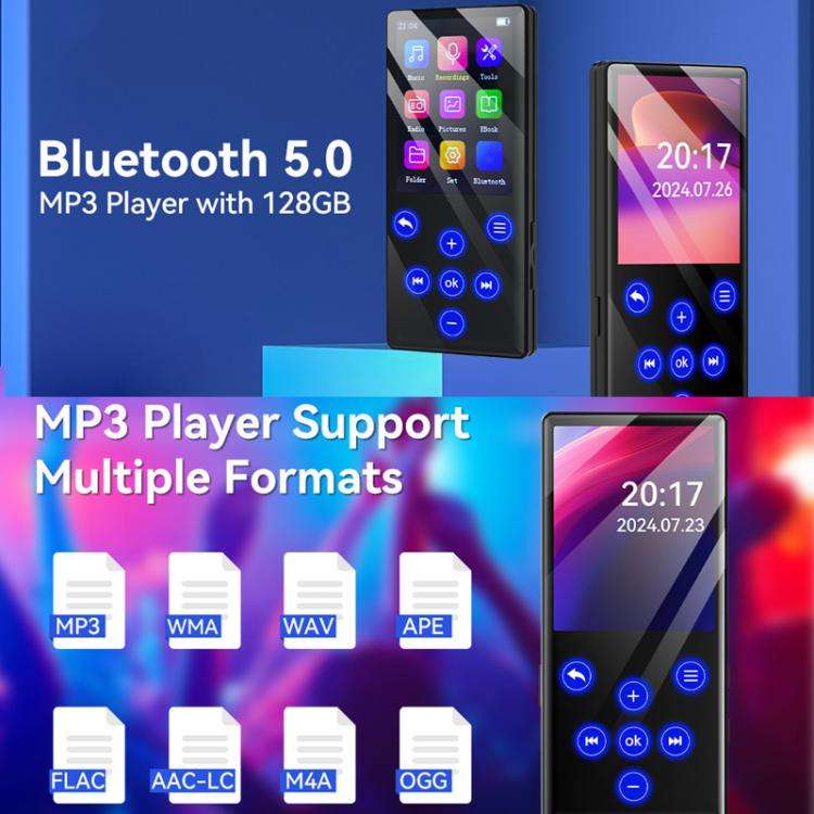 Bluetooth MP3 / MP4 Player With External Speaker Radio Music E-book Player, Memory Capacity: 16GB...
