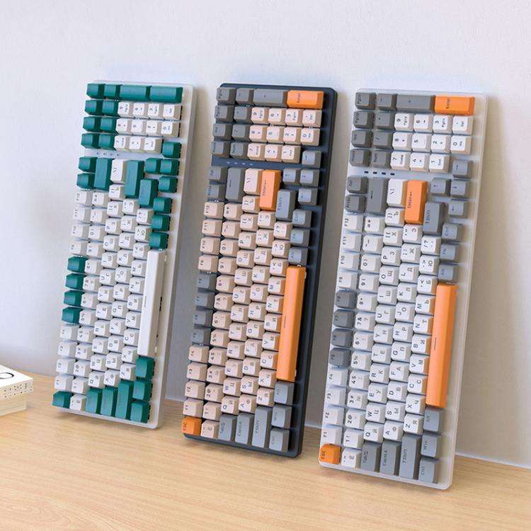 FREE WOLF K3 Russian Mechanical Keyboard 1.5m Wired Gaming Keyboard, Style: Micro-Light Hot-Swap ...