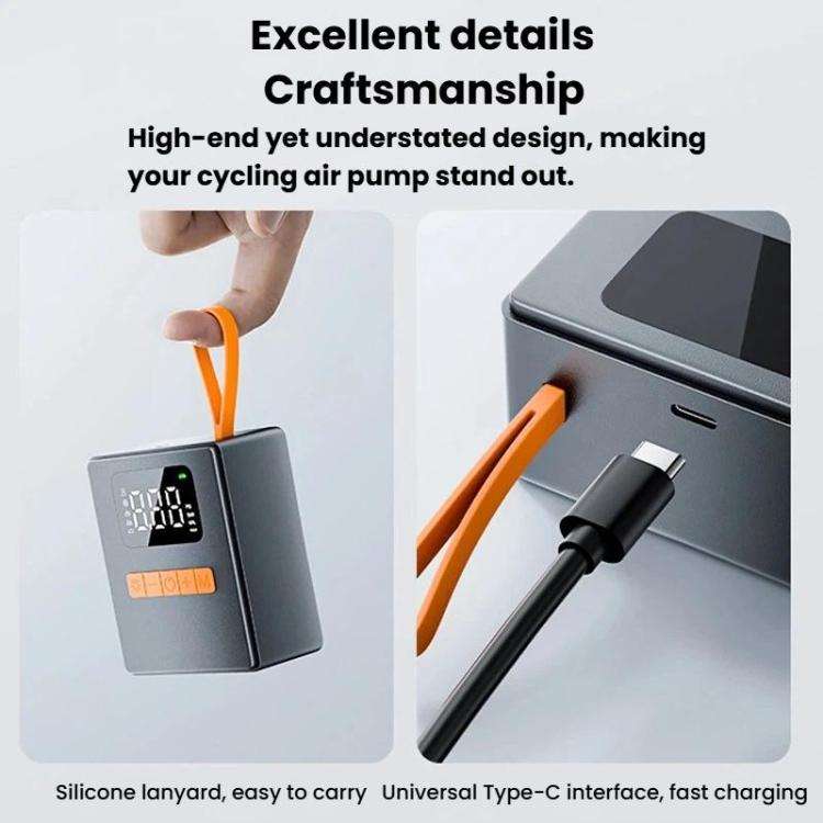 ALW-CQ-16 Automotive Digital Tire Inflator With Pressure Detection Portable Emergency Explosion-P...