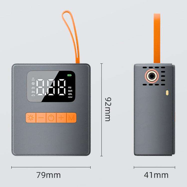 ALW-CQ-16 Automotive Digital Tire Inflator With Pressure Detection Portable Emergency Explosion-P...