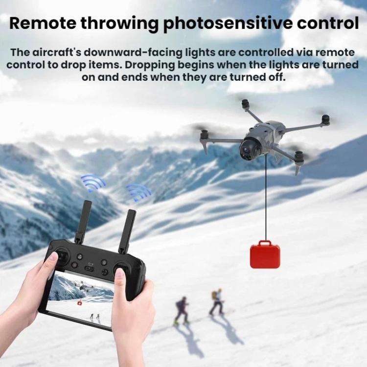 For DJI Mavic 4 Pro BRDRC Airdrop System/Thrower For Aerial Gift Delivery(Gray)