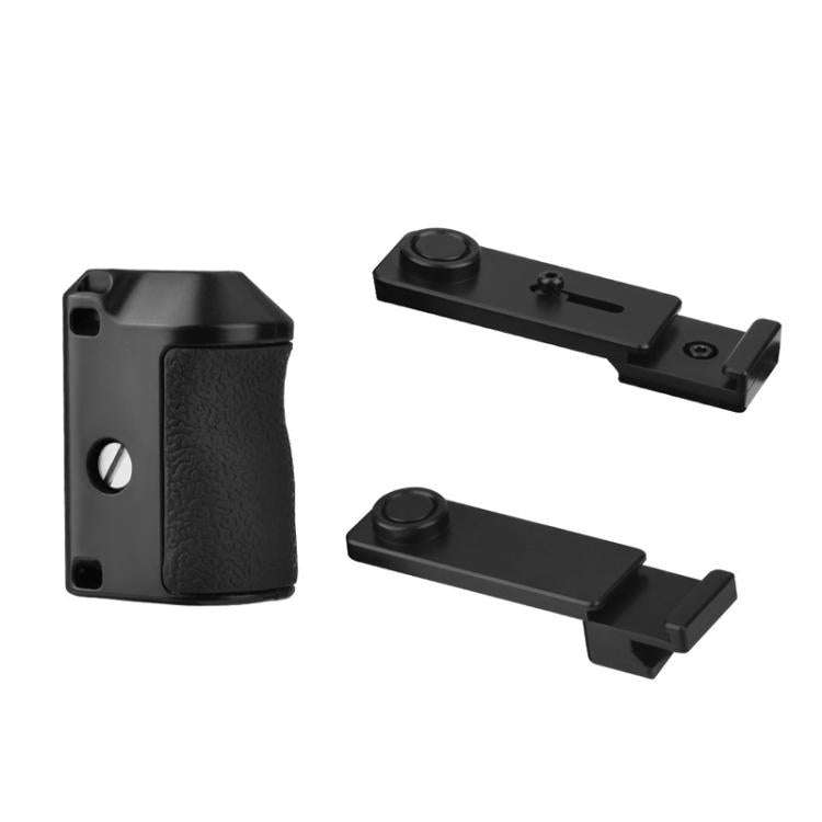 For DJI Osmo Action 3 / 4 / 5 Pro Camera Cage Shutter Grip(Black)