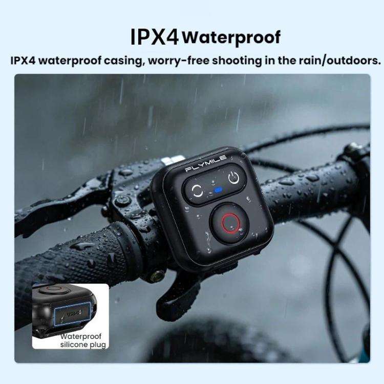 Flymile For Action Cameras 51M Smart Bluetooth Controller(Black)