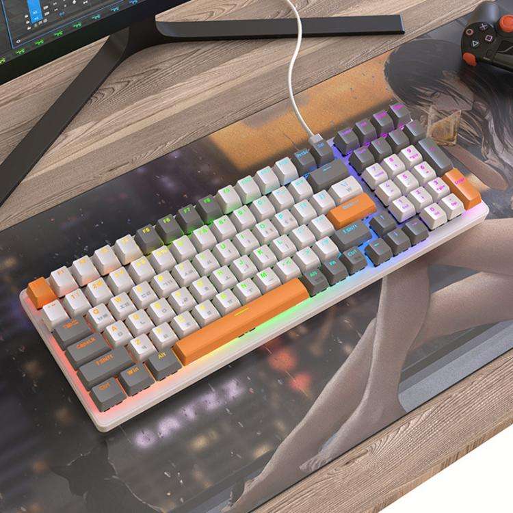 ZIYOULANG K3 Korean 1.5m Wired Mechanical Keyboard, Style: Welding Switch Bee Red Switch