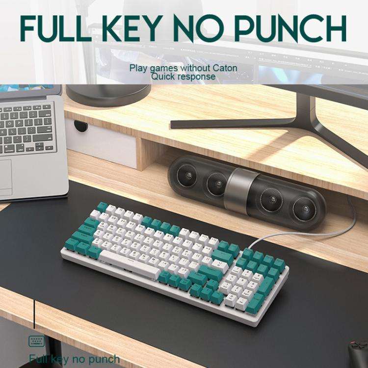 ZIYOULANG K3 Korean 1.5m Wired Mechanical Keyboard, Style: Welding Switch Bee Red Switch