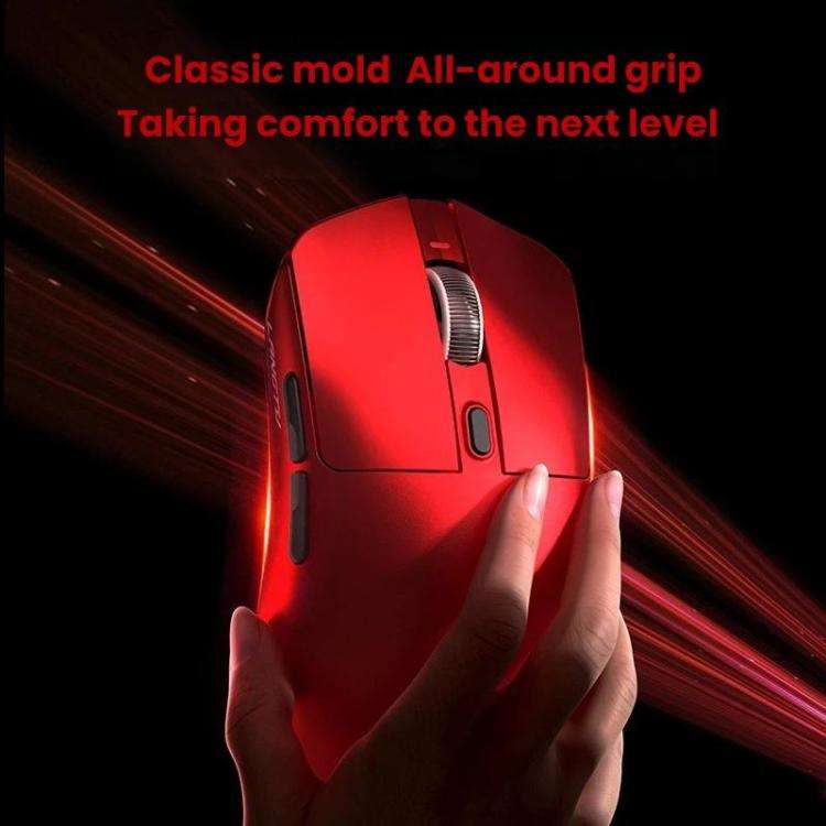 LANGTU M8 Triple-Mode Wireless Bluetooth Mouse Lightweight Gaming Mice(White)