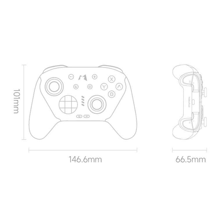 MOBAPAD Pro2-HD Mechanical Game Controller With TMR Joystick For Switch / Switch2(Black)