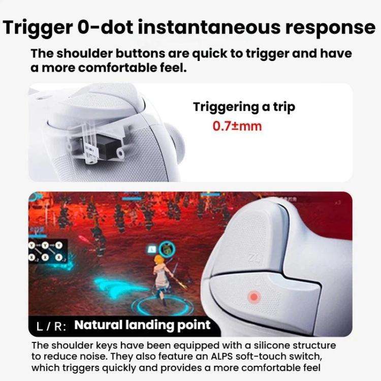 MOBAPAD Pro2-HD Mechanical Game Controller With TMR Joystick For Switch / Switch2(Black)