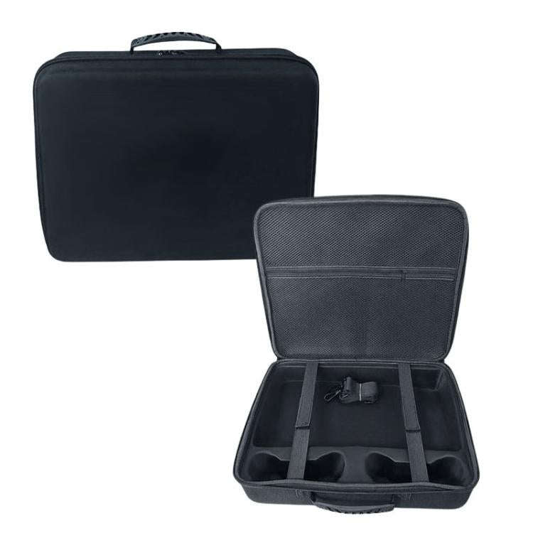 For PS5 Pro Single-Layer Carrying Case Hard Shell Waterproof Travel Bag with Adjustable Shoulder ...
