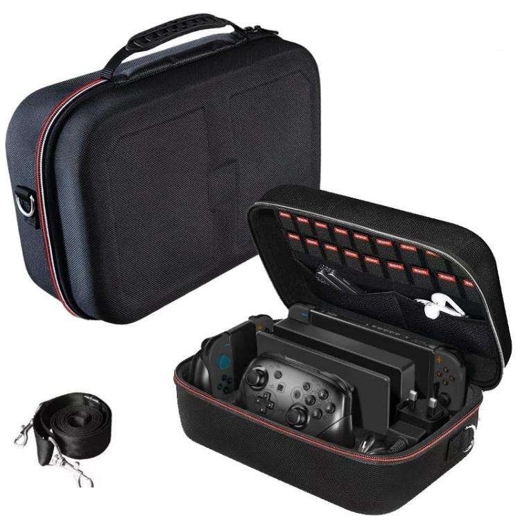 For Switch 2 Hard Shell Carrying Case With Removable Inner Compartment for Console and Full Acces...