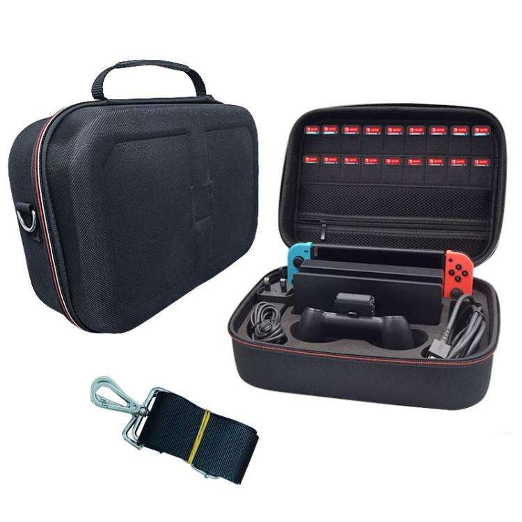 For Nintendo Switch OLED Carrying Case EVA Hard Shell Storage Bag for Full Set Accessories with S...