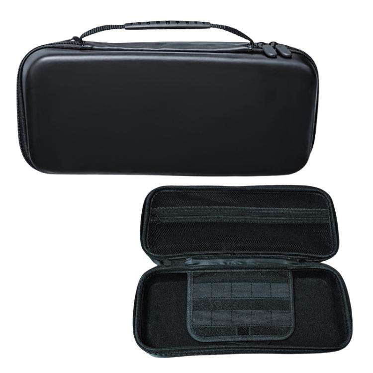 For Steam Deck OLED Hard Shell Protective Case PU Leather Portable Carry Bag with 10 Game Card Sl...