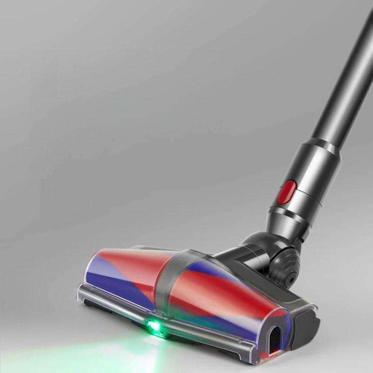 Dual Motor Soft Roller Cleaner Head For Dyson V10 Slim / V12 Slim Anti-Tangle Brush, Green Light ...