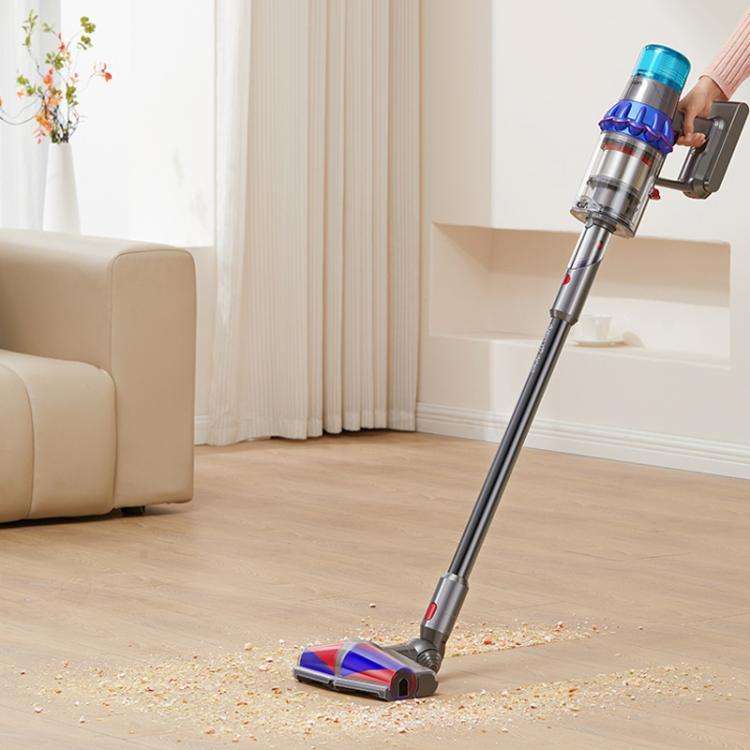 Dual Motor Soft Roller Cleaner Head For Dyson V10 Slim / V12 Slim Anti-Tangle Brush, Green Light ...