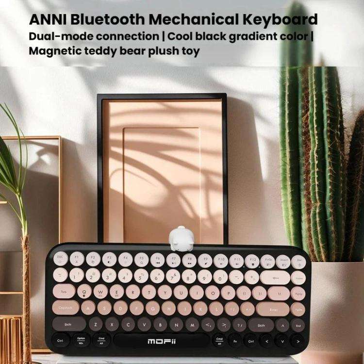 MOFii ANNI Dual-Mode Wireless Bluetooth Mechanical Keyboard(Green)