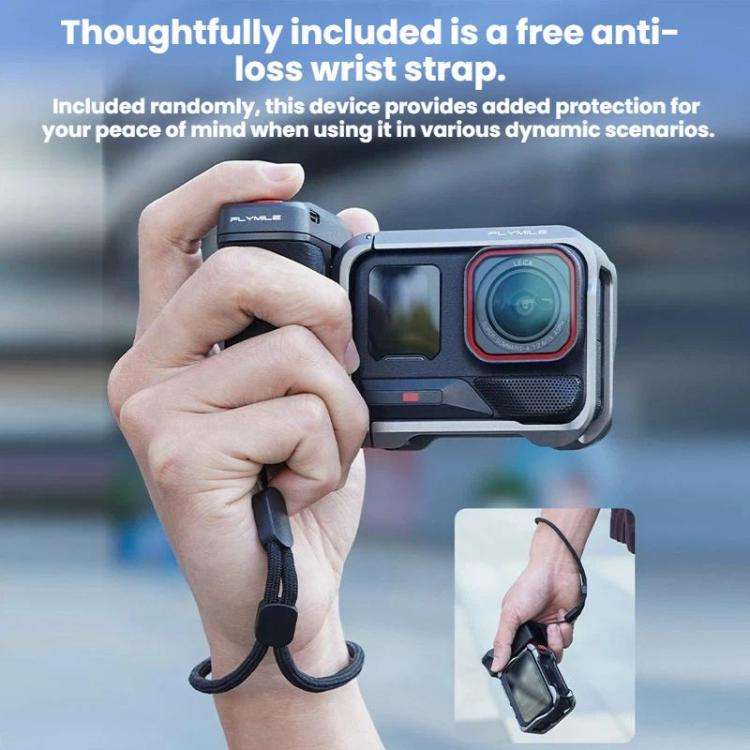 For Insta360 Ace Pro / 2 / X5 Flymile Magnetic Quick-Release Action Camera Street Shooting Handle...