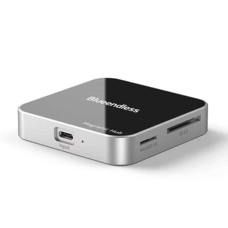 Blueendless MC710 7 Ports Magnetic Type-C Dock HUB 4K 60Hz HD USB3.2 Splitter Phone Tablet Adapter